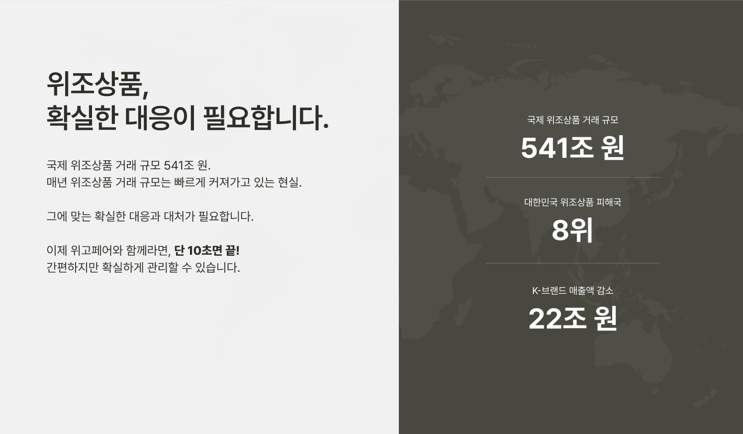 [2025 정부지원 ~80%]🛡️브랜드 보호의 새로운 기준, AI 기반 위조상품 차단 서비스 | 한국지식재산보호원 X 위고페어